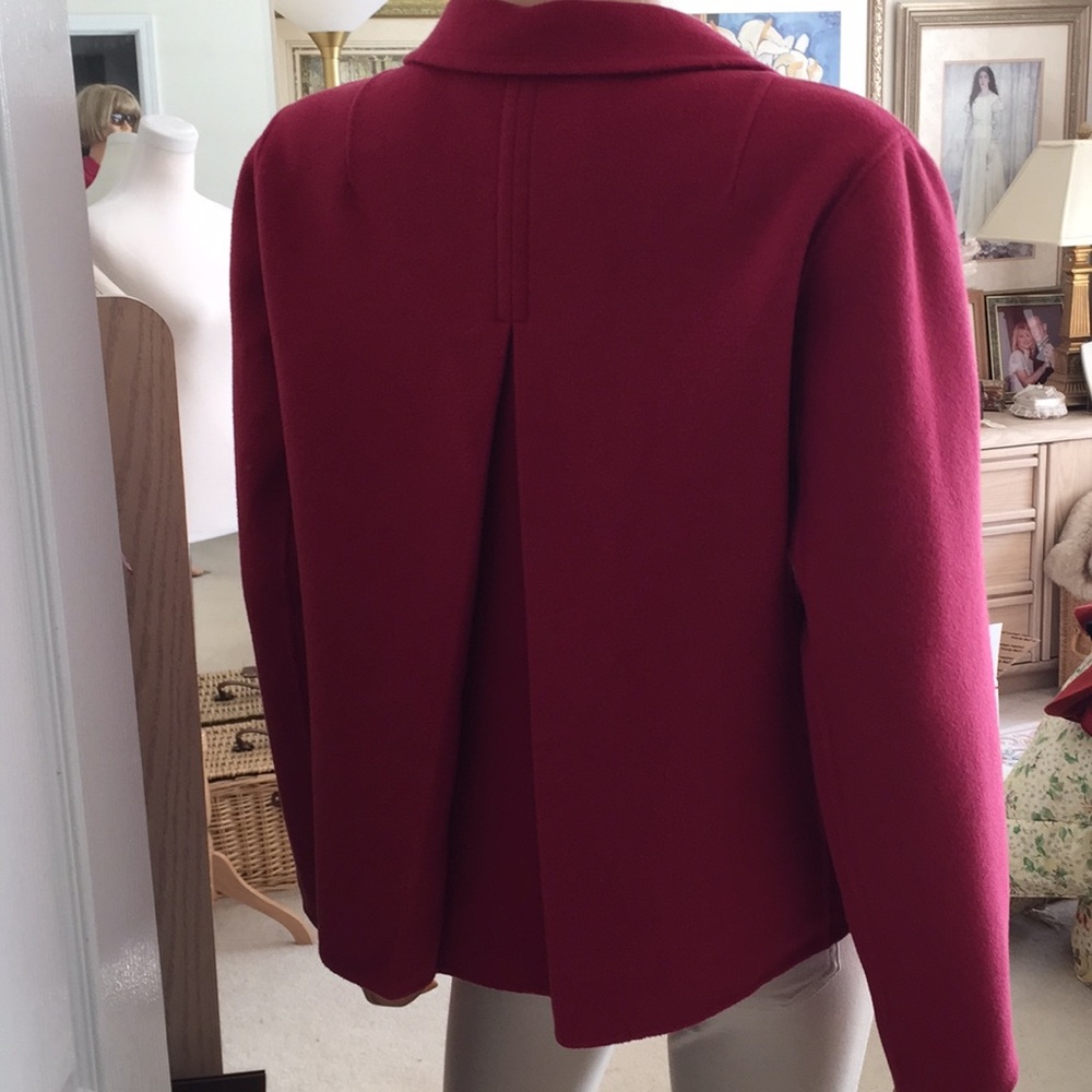 Talbots Open Double Faced Wool Blazer - image 4